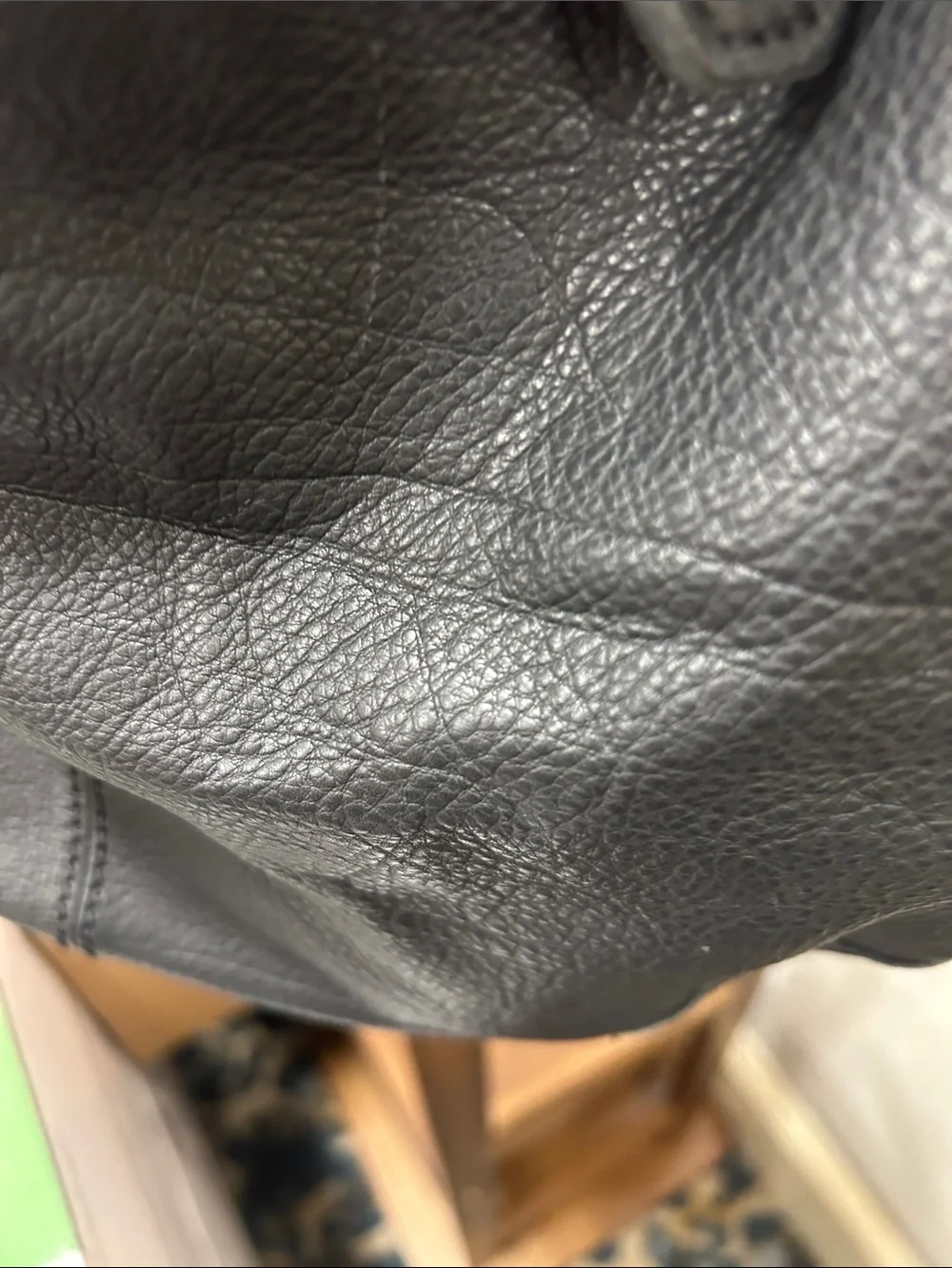 Liebeskind Black Leather Hobo with Brass Hardware Whimsigoth, dark fairy,Grunge
